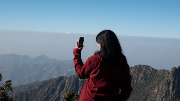 Sunset hike at Jabal Shada